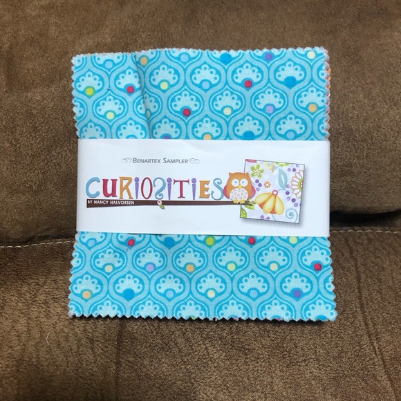 Benartex Sampler Curiosities by Nancy Halvorsen 5x5 charm pack - Picture 1 of 7
